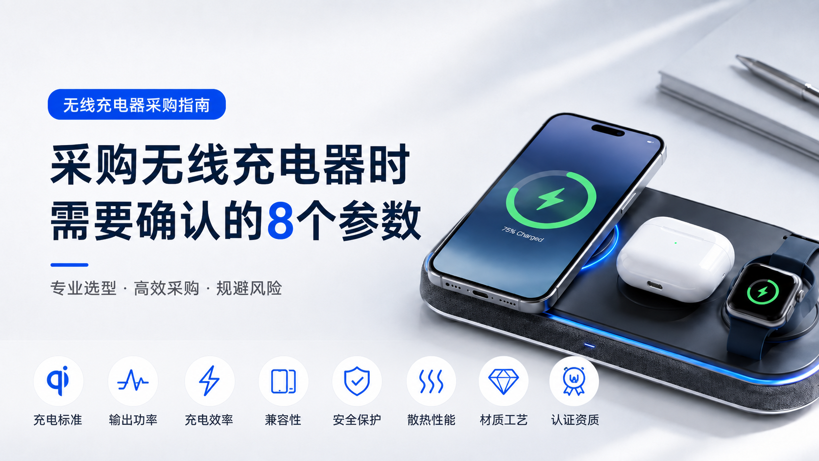 采购无线充电器时需要确认的8个参数｜无线充电器采购指南